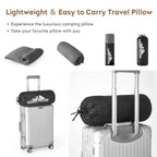Shredded Memory Foam Travel Pillow