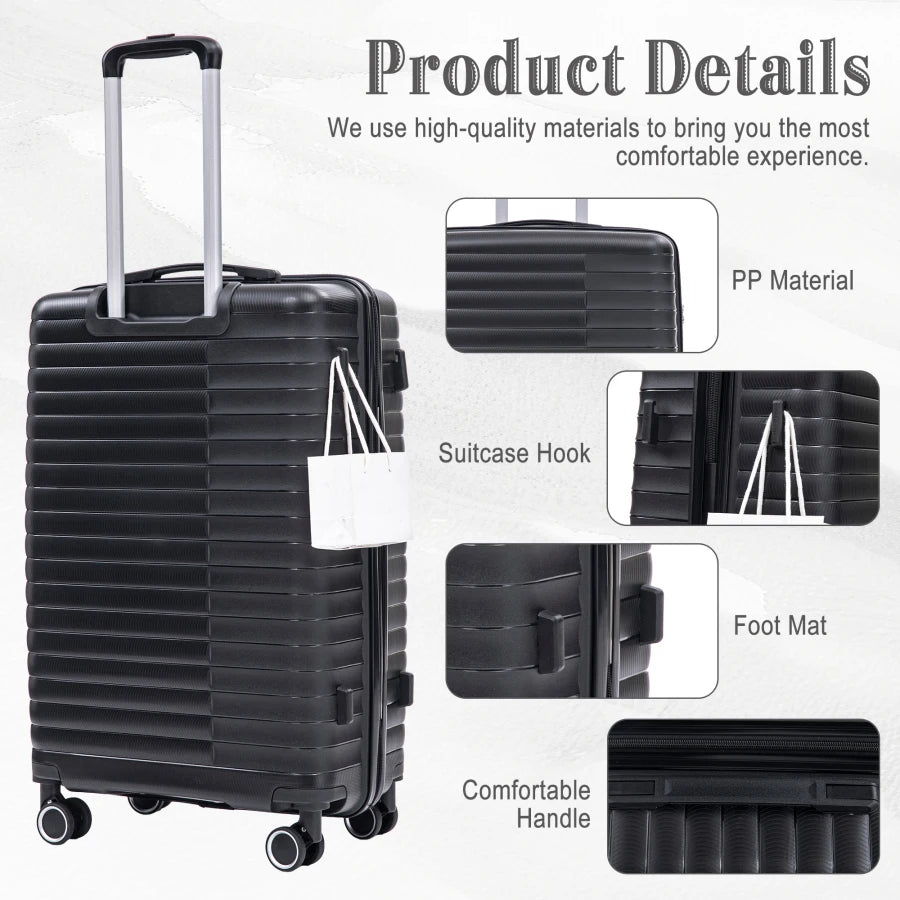 PP Spinner Carry-On Luggage Set