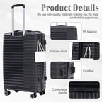PP Spinner Carry-On Luggage Set