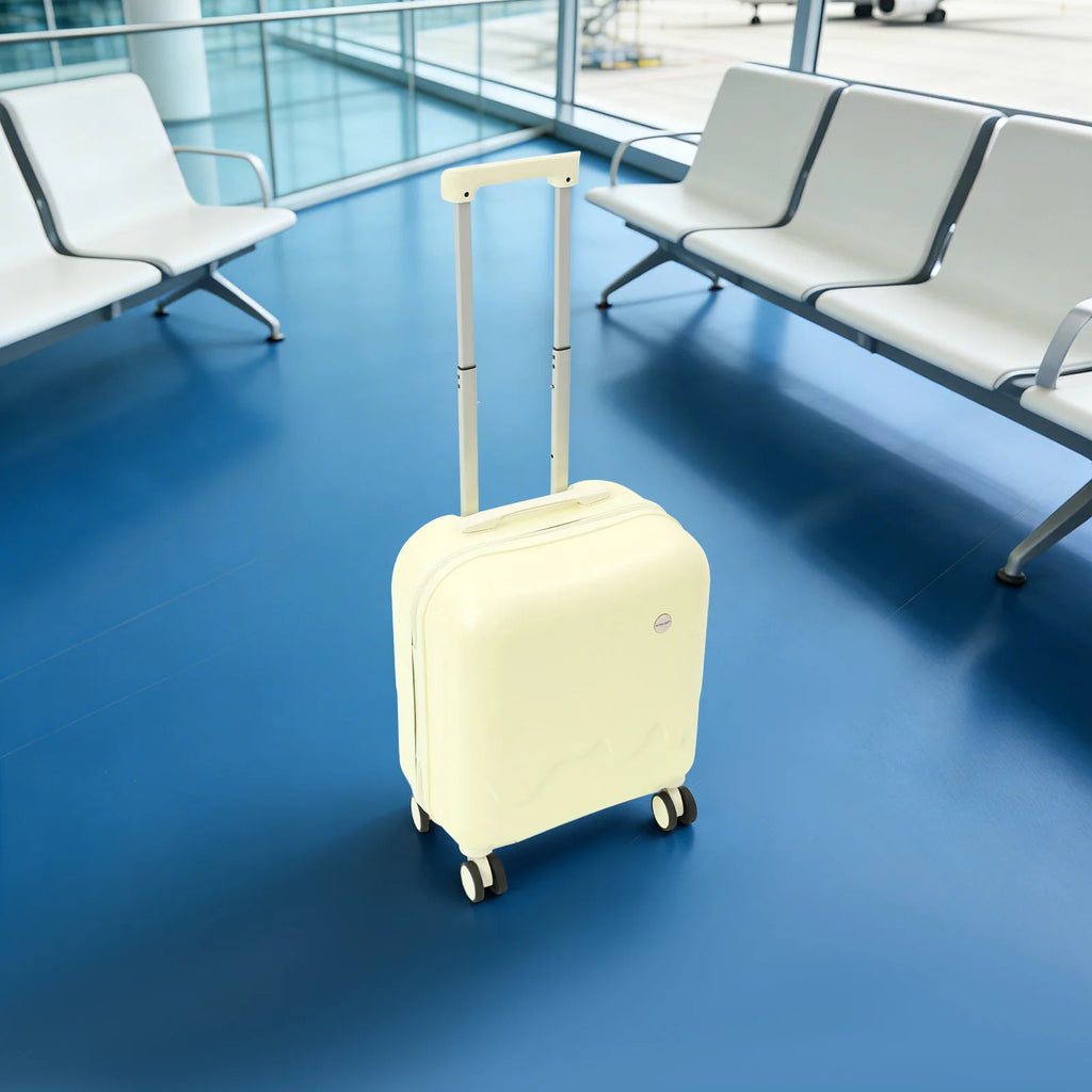Carry-On Suitcase with USB & Cup Holder
