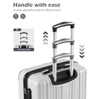 24" Orange Hardshell Checked Luggage