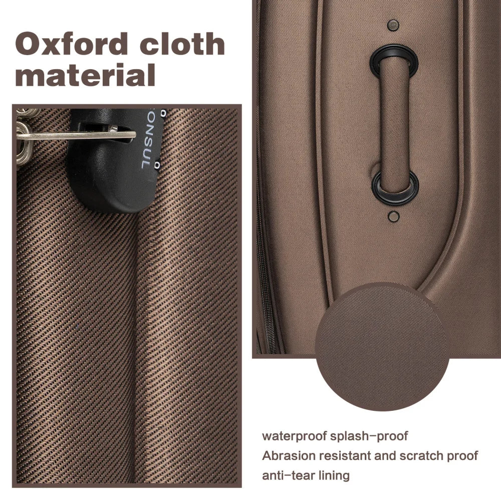 4PC Softside Expandable Luggage Set