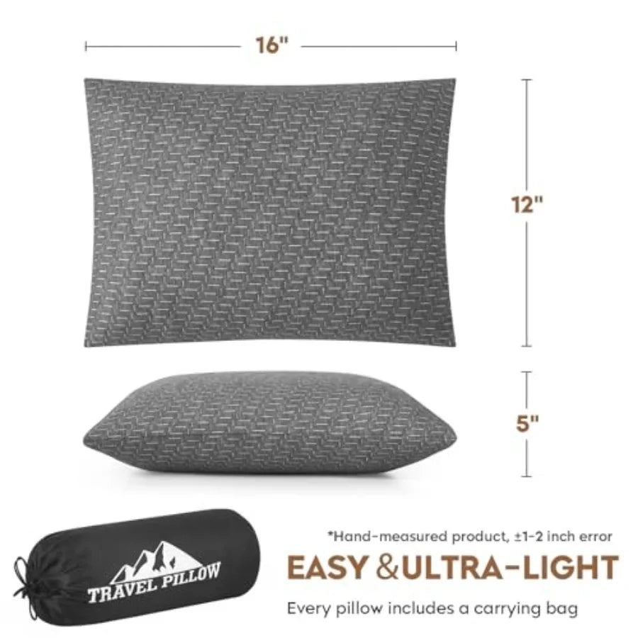 Shredded Memory Foam Travel Pillow