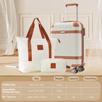 3PC ABS Carry-On Luggage Set