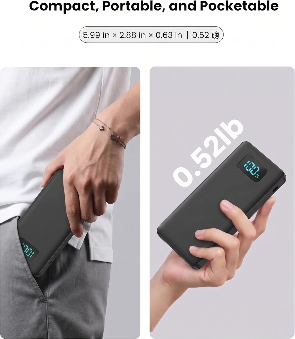 10000mAh Slim Power Bank