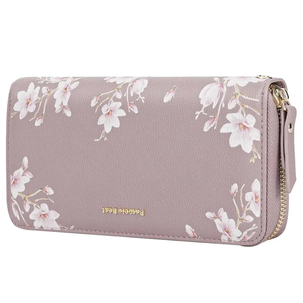 RFID Zip Around Women's Wallet