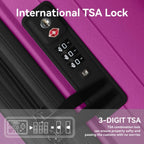 3PC Lightweight Travel Luggage Set