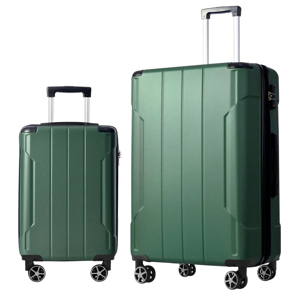 2PC ABS Expandable Luggage Set