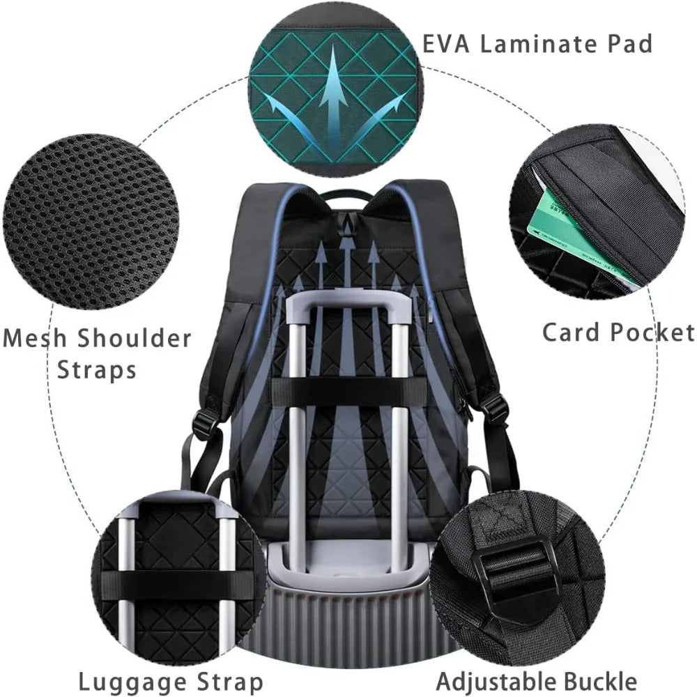 Anti-Theft Laptop Backpack 15.6"