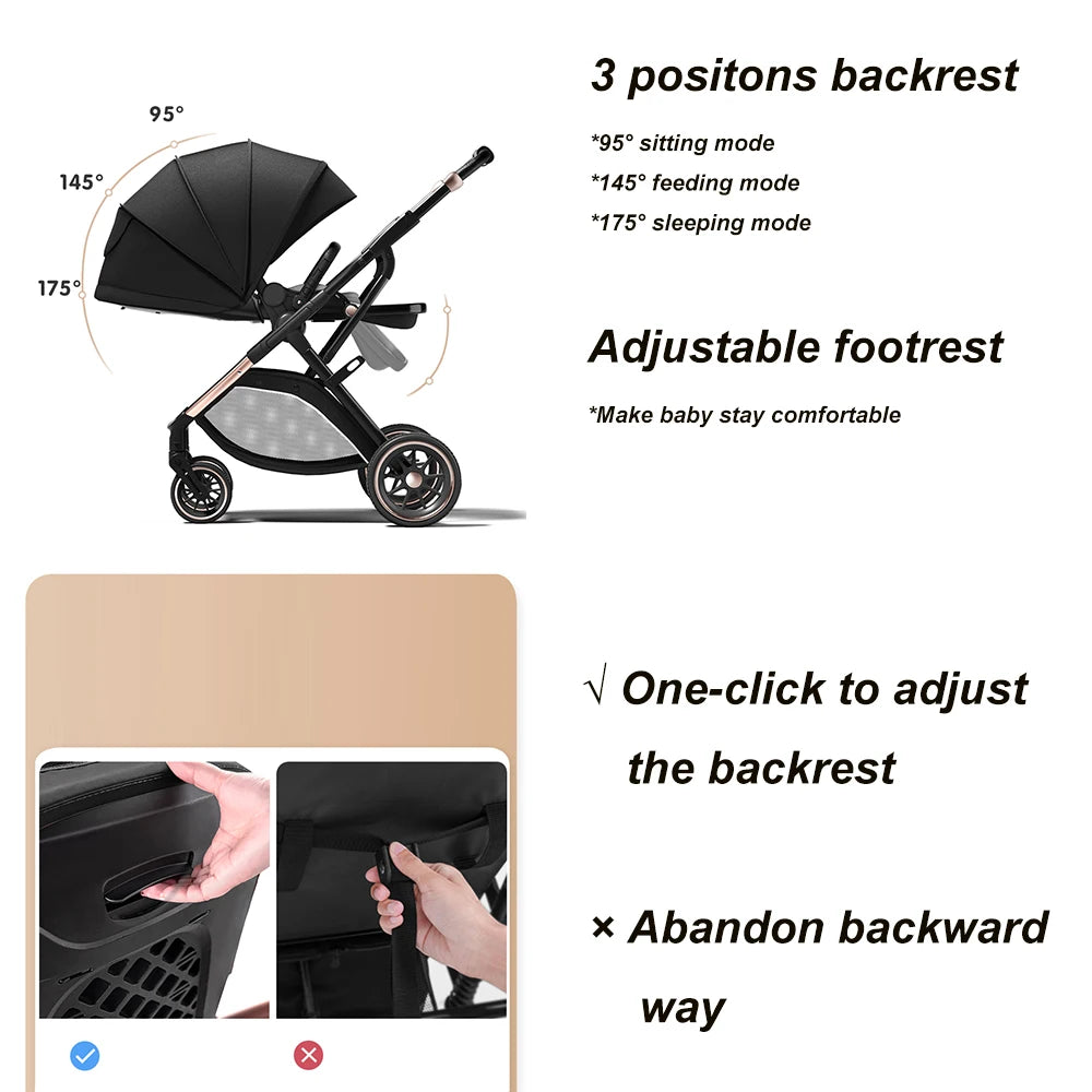 Convertible Baby Stroller