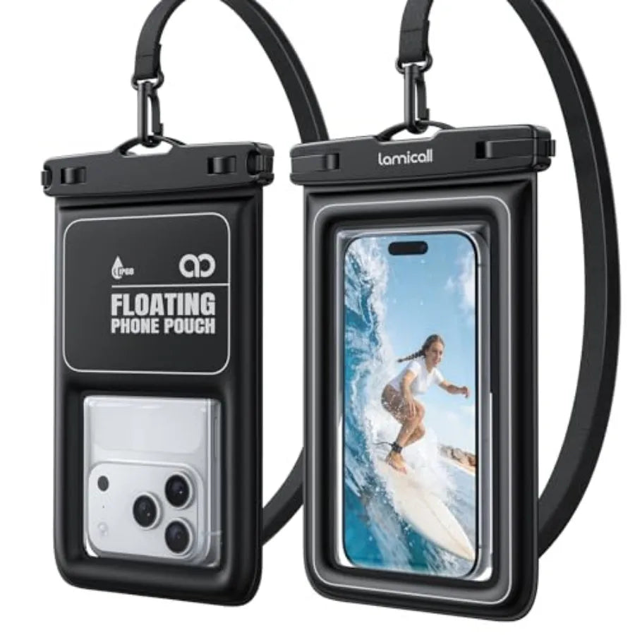Floating Waterproof Phone Pouch (2-Pack)