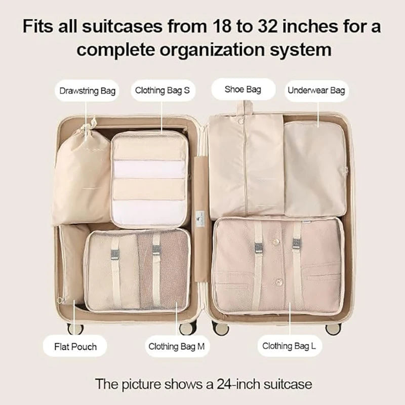 Travel Packing Cubes Set