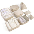 Travel Packing Cubes Set with Laundry Bag