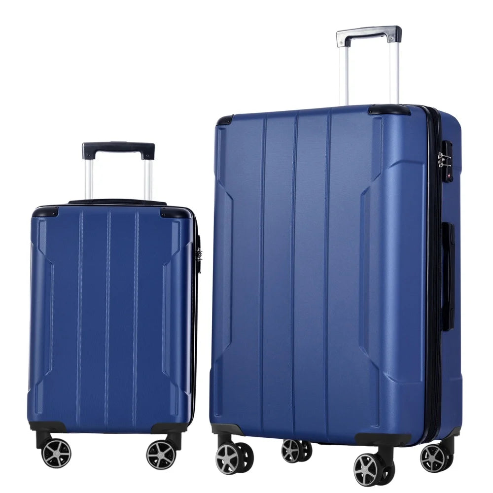 2PC ABS Expandable Luggage Set