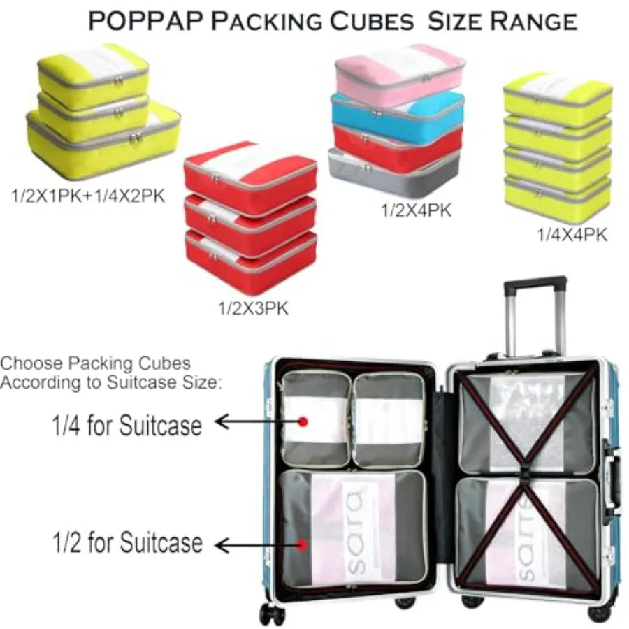 Travel Packing Cubes Set