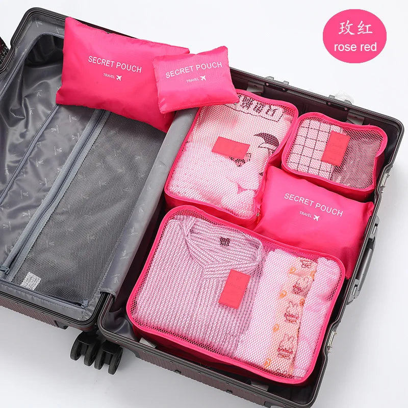 6-Piece Travel Organizer Set