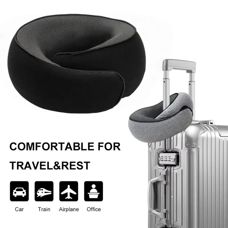 U-Shaped Memory Foam Travel Pillow