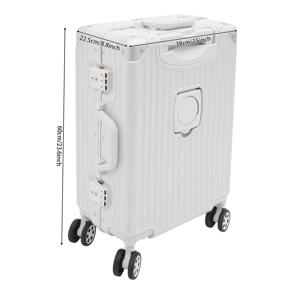 20" Carry-On Suitcase with Cup Holder