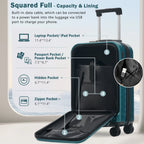 3PC Front Opening Luggage Set