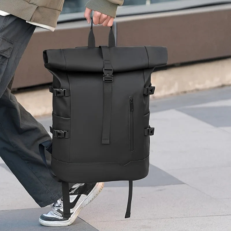 Roll Top Laptop Backpack