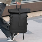 Roll Top Laptop Backpack