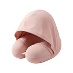 Hooded Memory Foam Travel Pillow