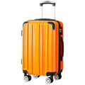 24" Orange Hardshell Checked Luggage