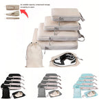 6-Piece Compression Packing Cubes