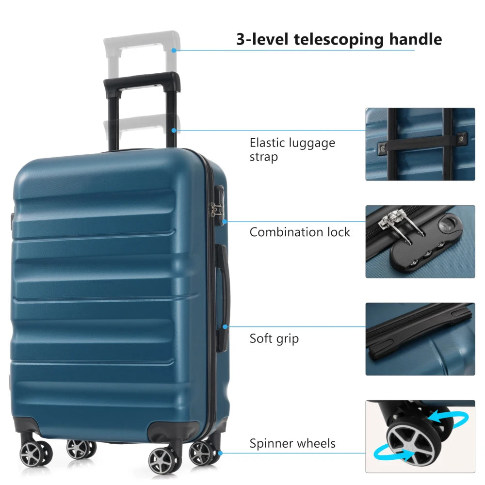 6PC ABS Hardshell Luggage Set