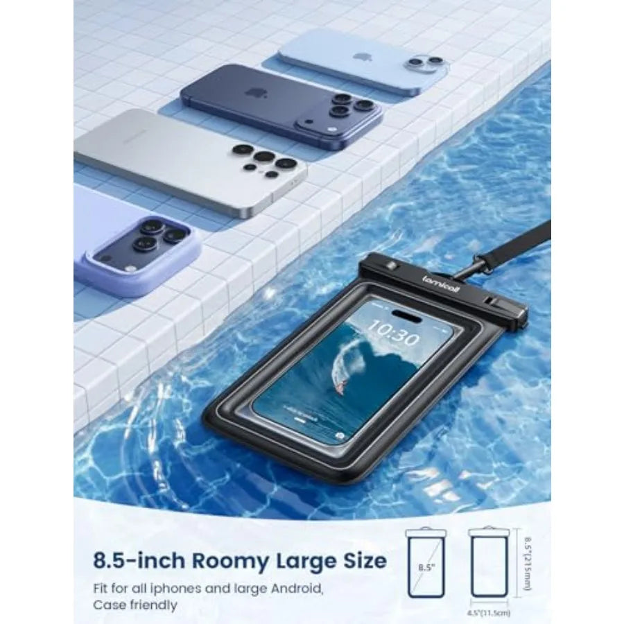 Floating Waterproof Phone Pouch (2-Pack)