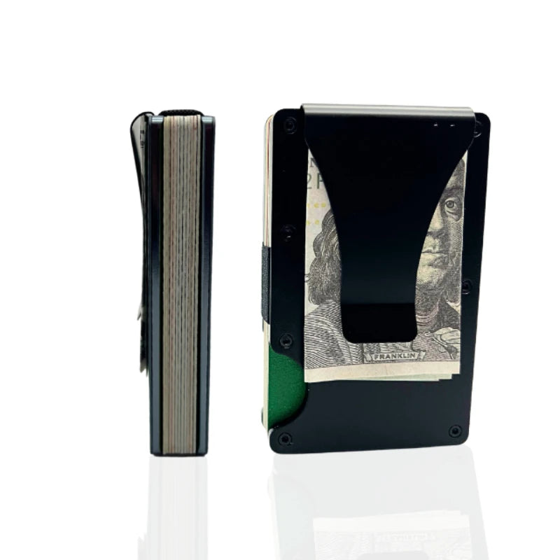 Minimalist RFID Wallet with Money Clip