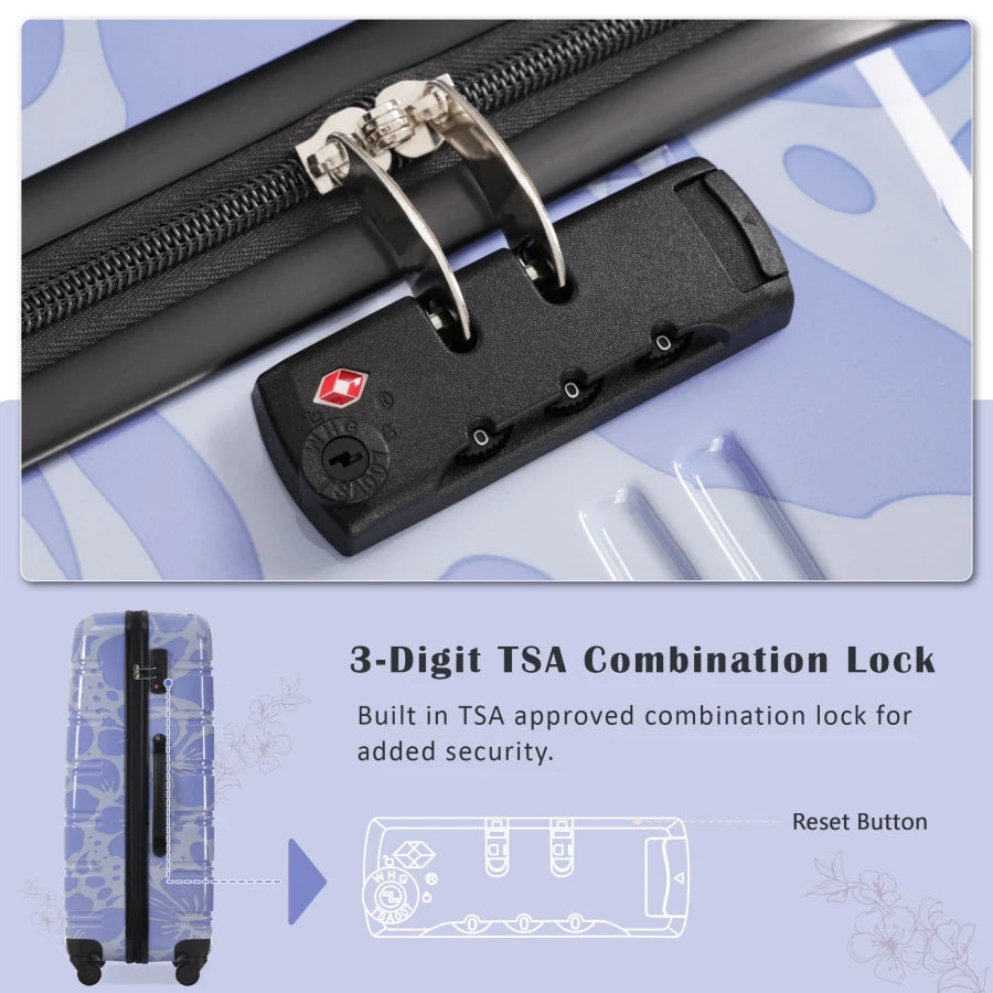 3PC Polycarbonate Spinner Luggage