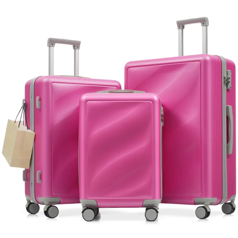 3PC ABS Spinner Luggage Set