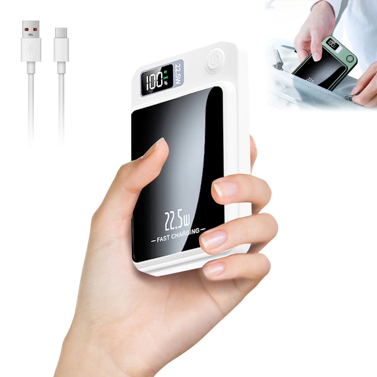 Magnetic Wireless Power Bank 10000mAh
