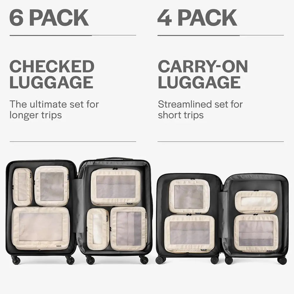 6-Piece Packing Cubes Set