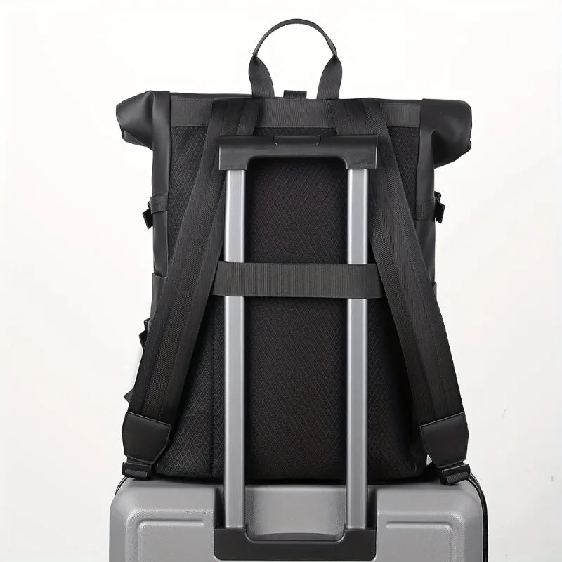 Roll Top Laptop Backpack