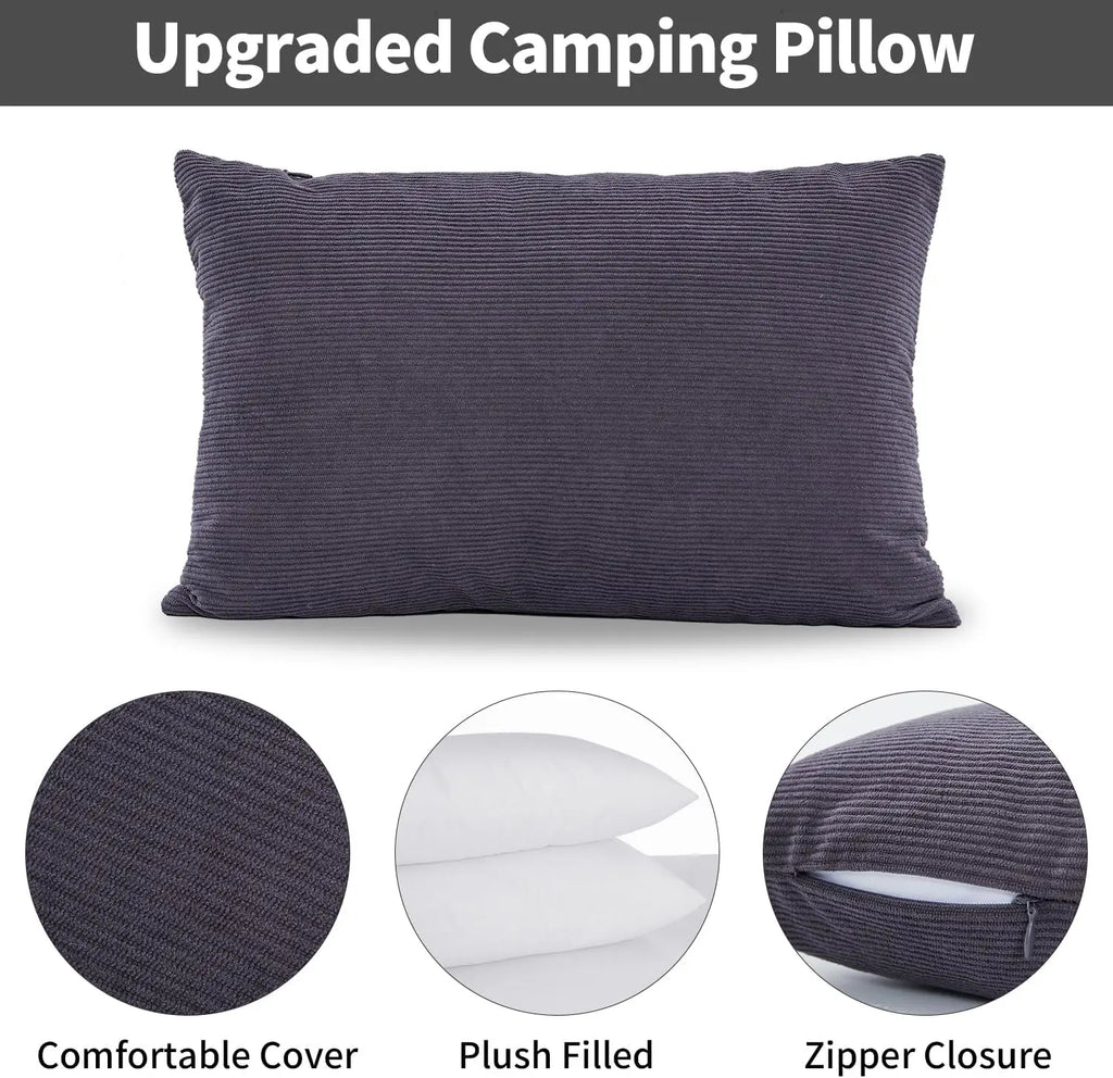 2 Pack Compressible Camp Pillows