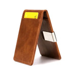 RFID Slim Wallet with Money Clip