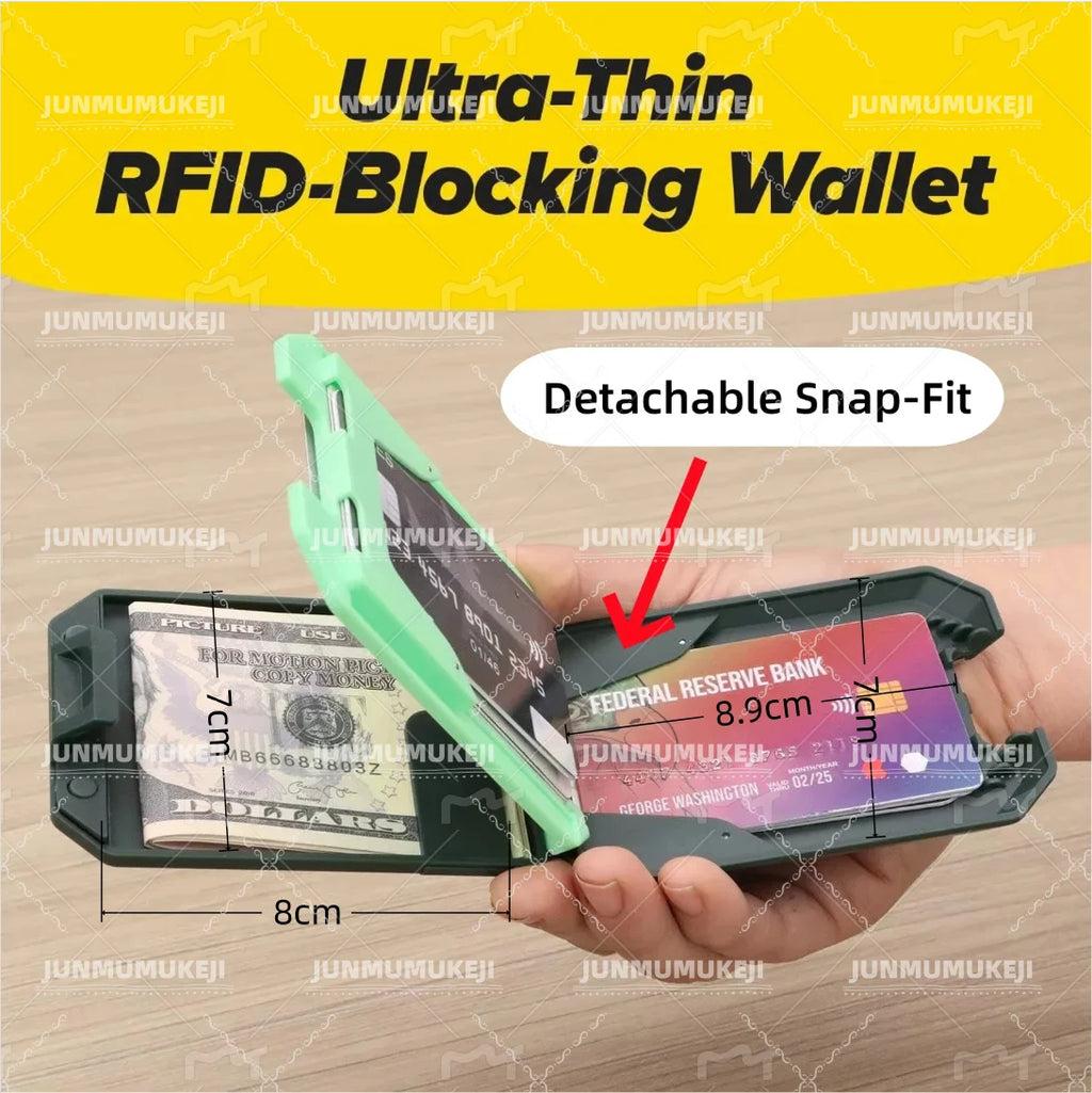 RFID Wallet with Money Clip
