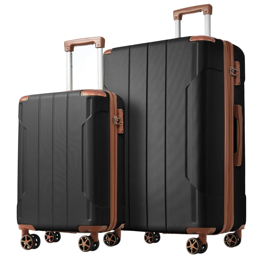 2PC ABS Expandable Luggage Set