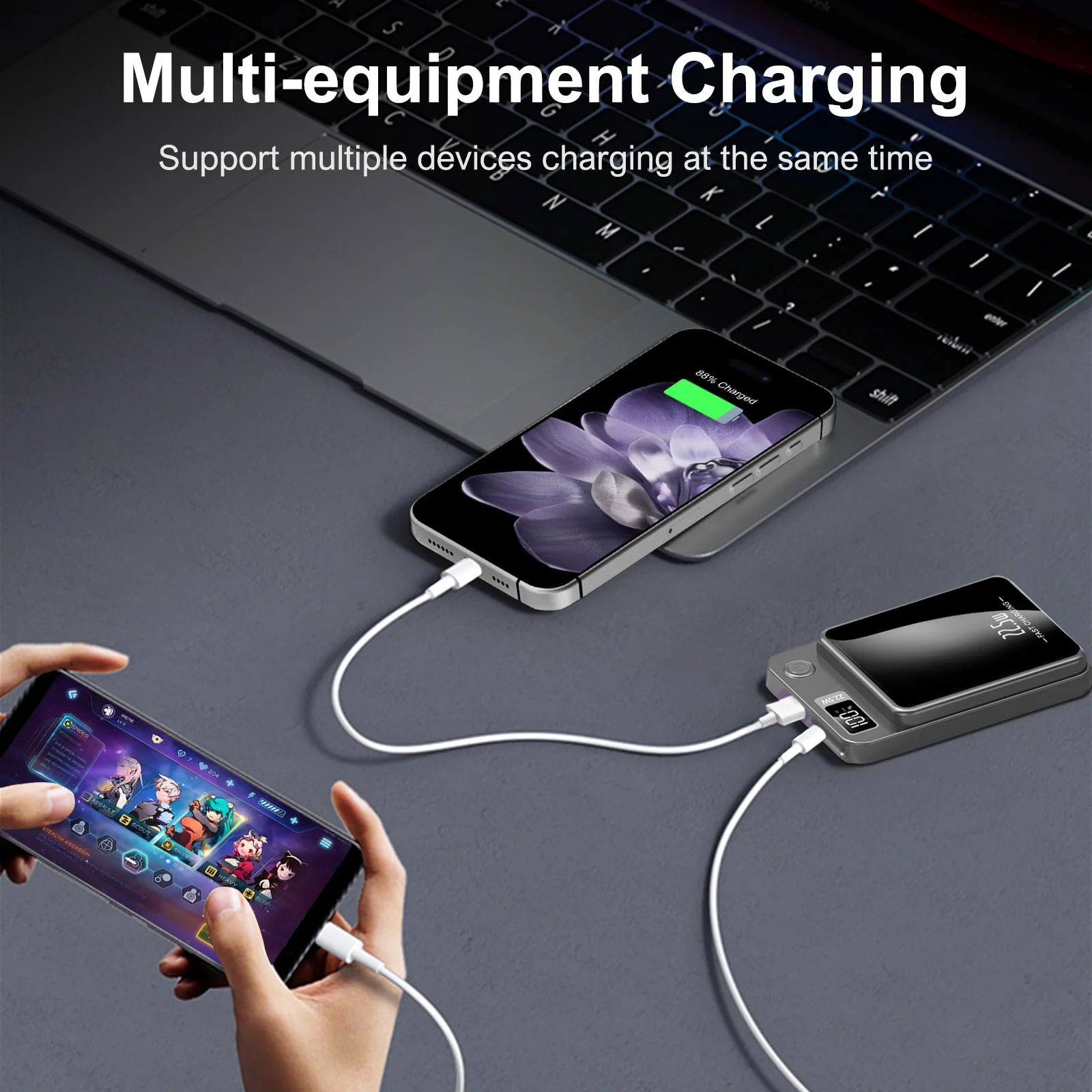 Magnetic Wireless Power Bank 10000mAh