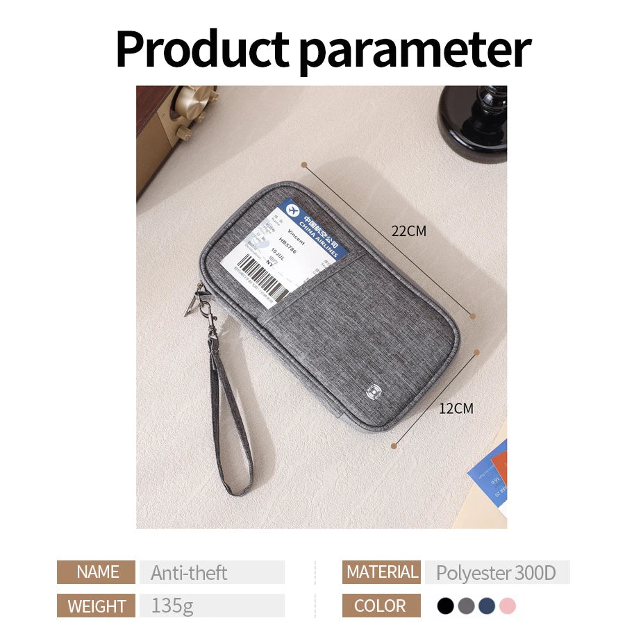 RFID Passport Holder Wallet