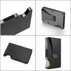 Minimalist RFID Wallet with Money Clip
