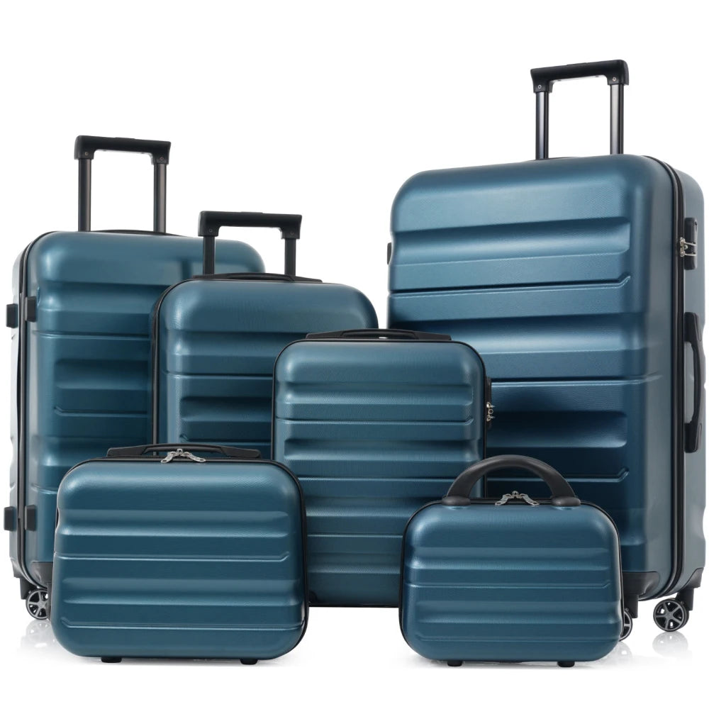 6PC ABS Hardshell Luggage Set