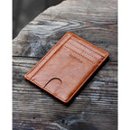 Slim RFID Leather Wallet