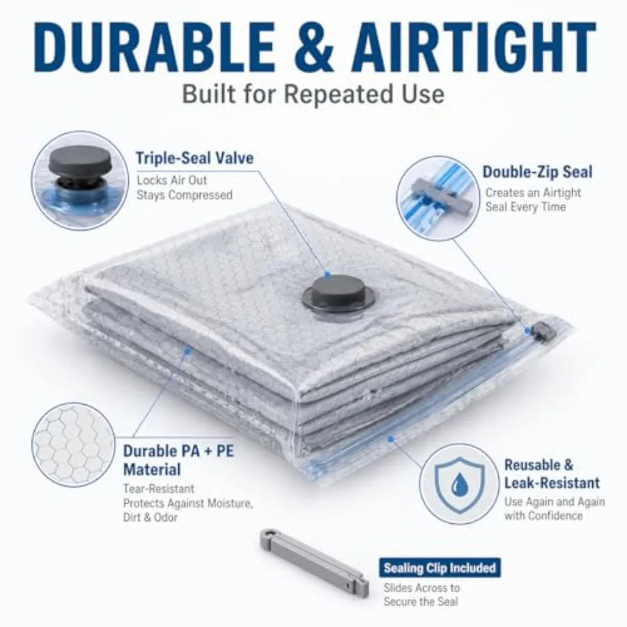 Compression Vacuum Bags Set