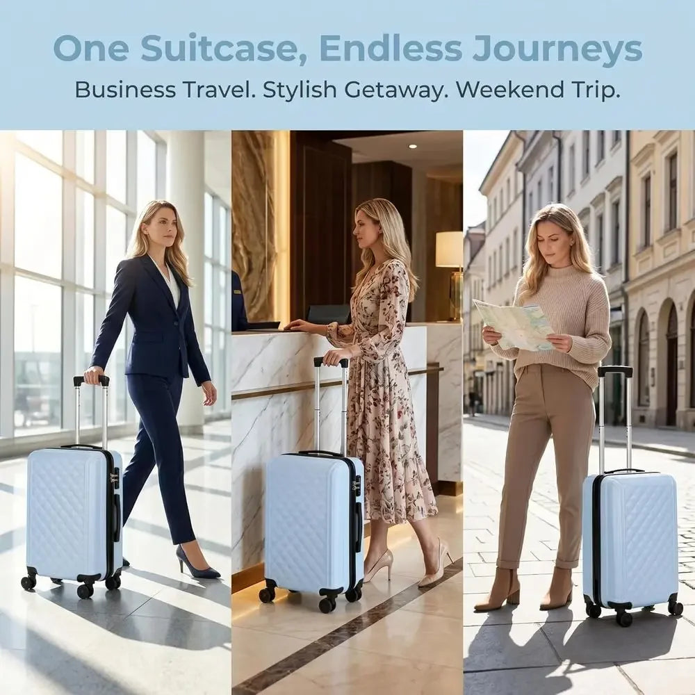 2-Piece Carry-On Luggage Set