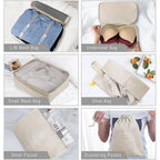 Foldable Packing Cubes Set