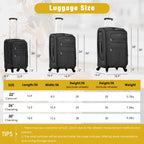 3PC Softside Luggage Set + Duffel