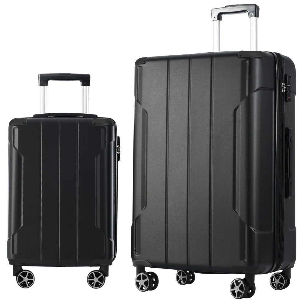 2PC ABS Expandable Luggage Set
